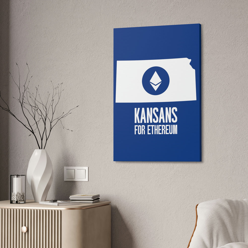 Kansans for Ethereum | Wall Canvas