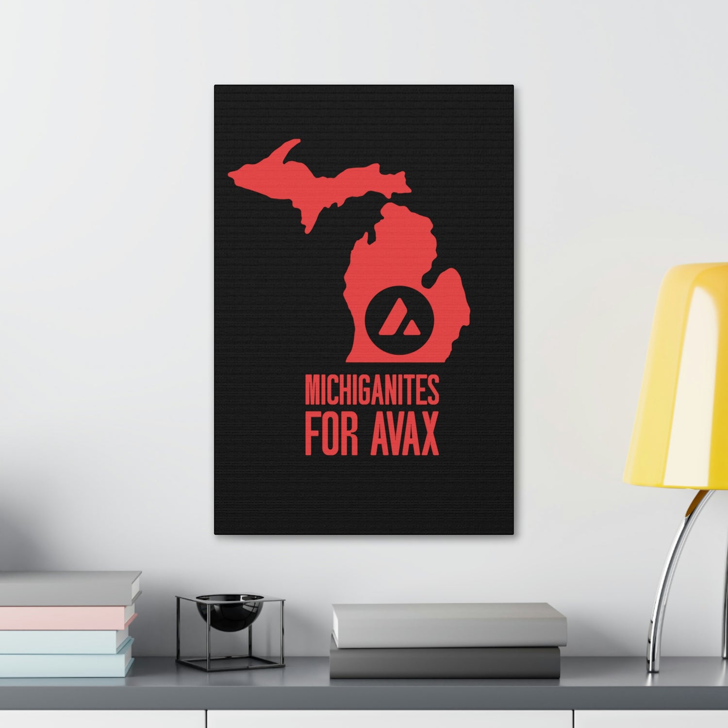 Michiganites for Avax | Wall Canvas