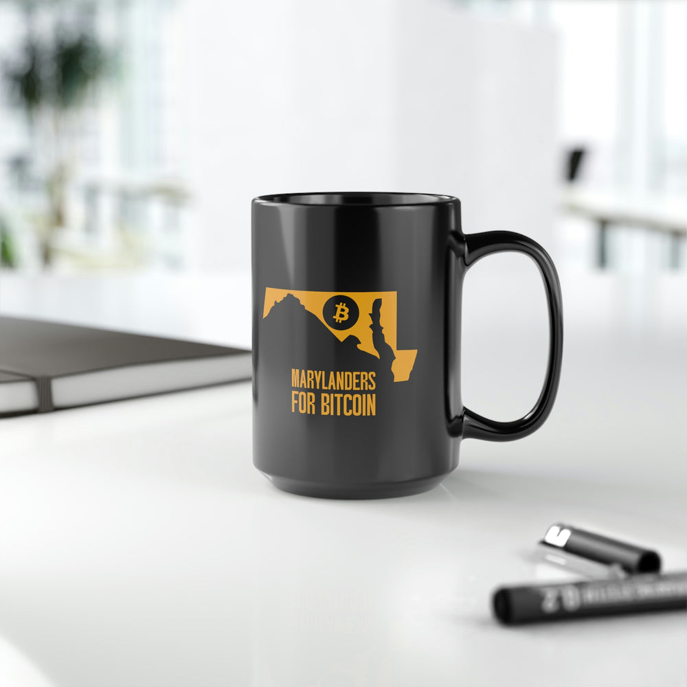 Marylanders for Bitcoin | Black Mug