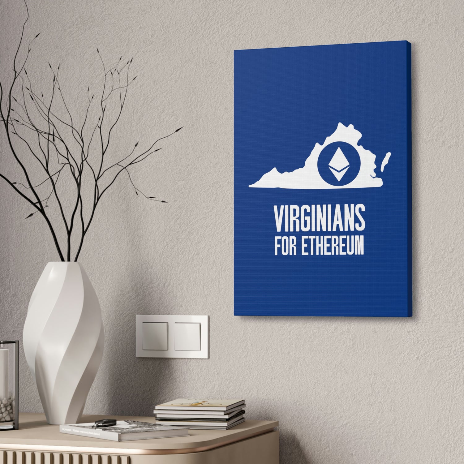 Virginians for Ethereum | Wall Canvas