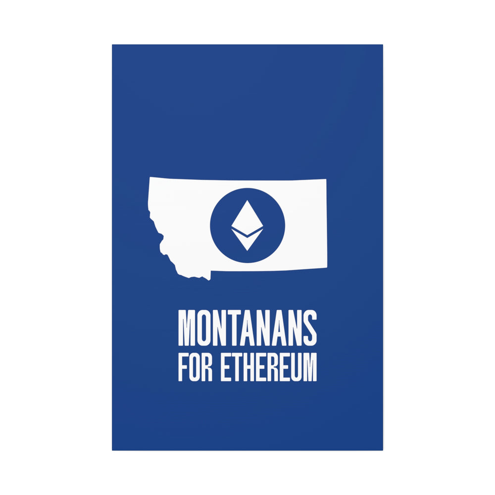 Montanans for Ethereum | Wall Canvas