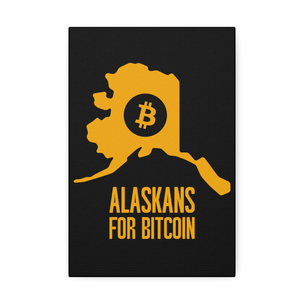 Alaskans for Bitcoin | Wall Canvas