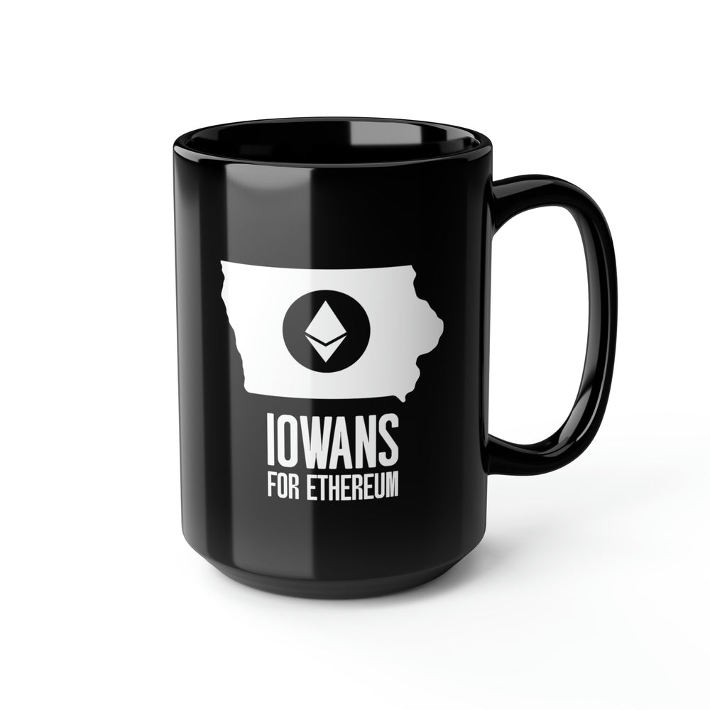 Iowans for Ethereum | Black Mug