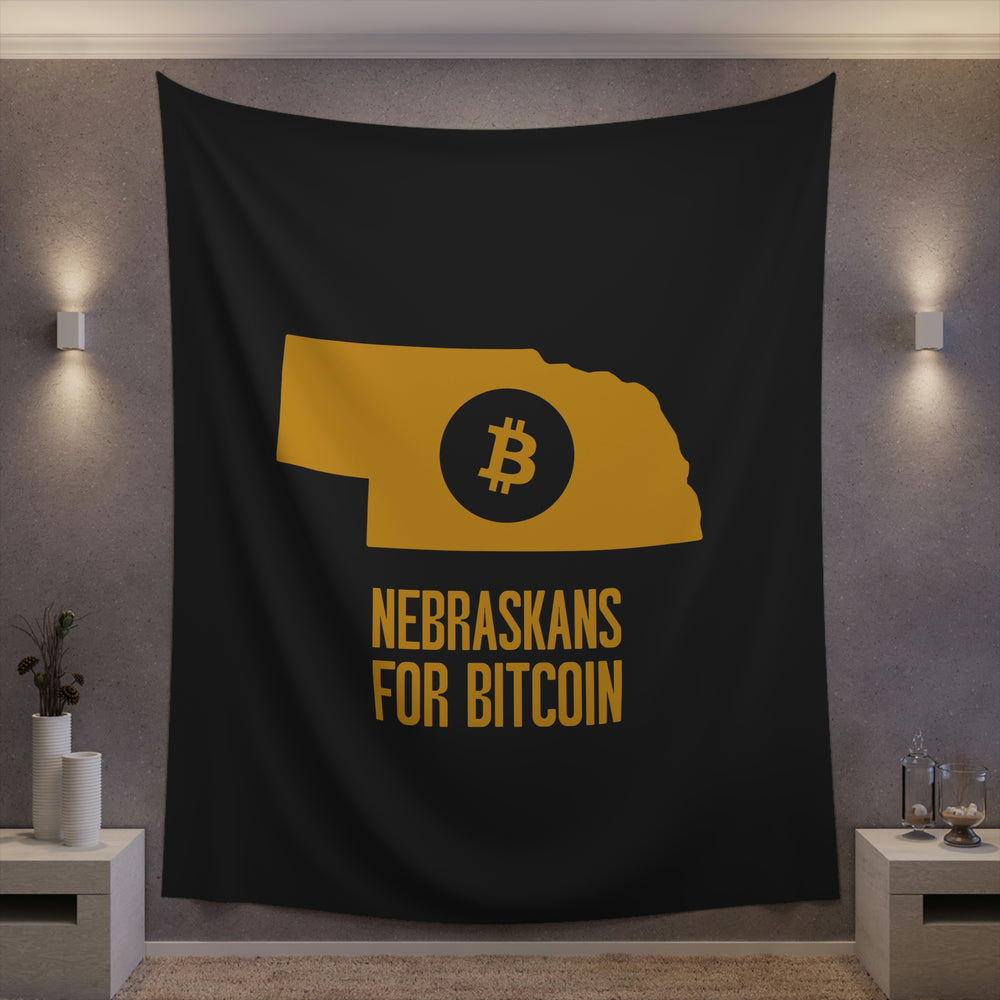 Nebraskans for Bitcoin | Wall Tapestry