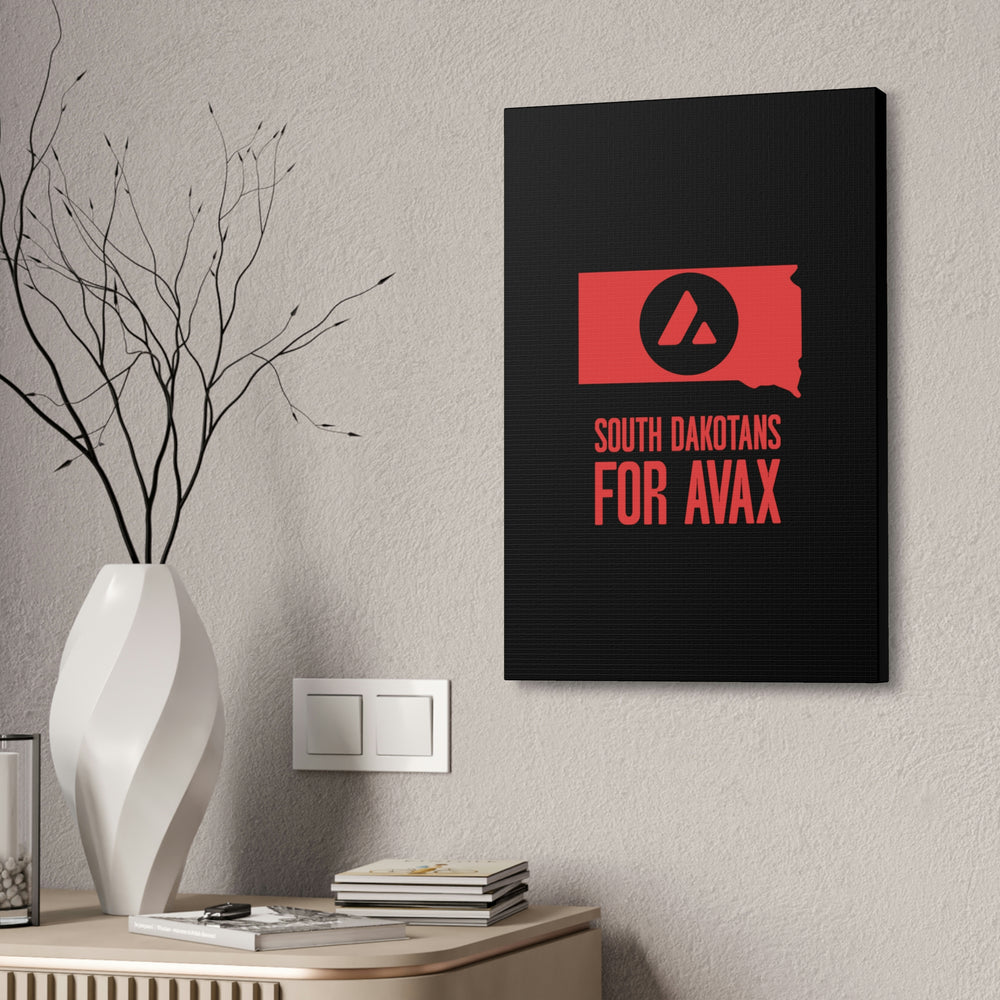 South Dakotans for Avax | Wall Canvas