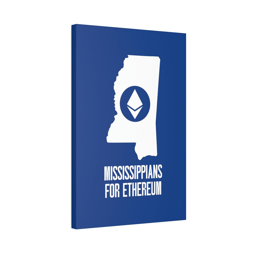 Mississippians for Ethereum | Wall Canvas