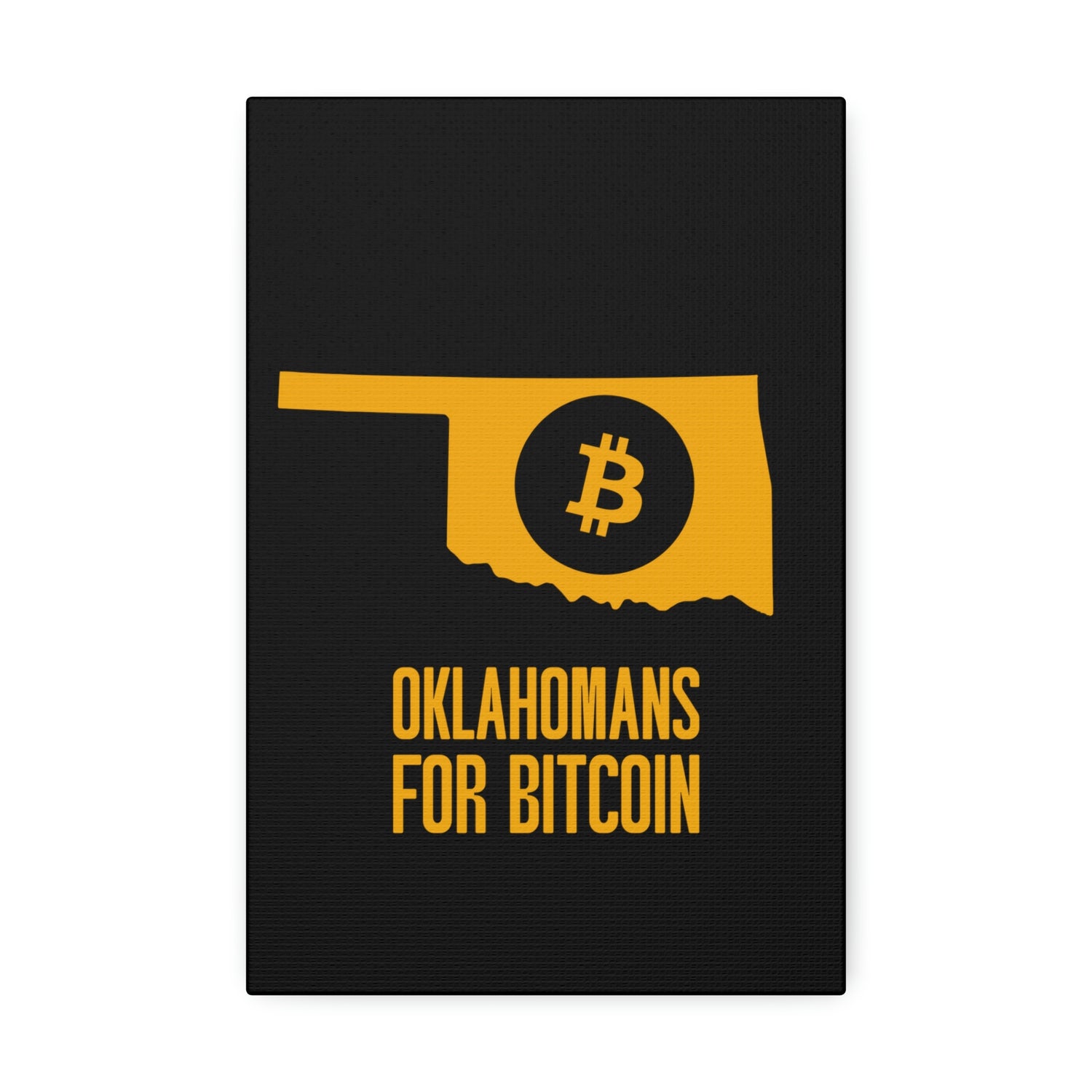 Oklahomans for Bitcoin | Wall Canvas