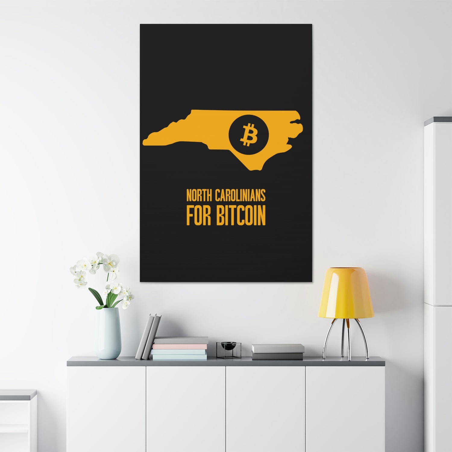 North Carolinians for Bitcoin | Wall Canvas