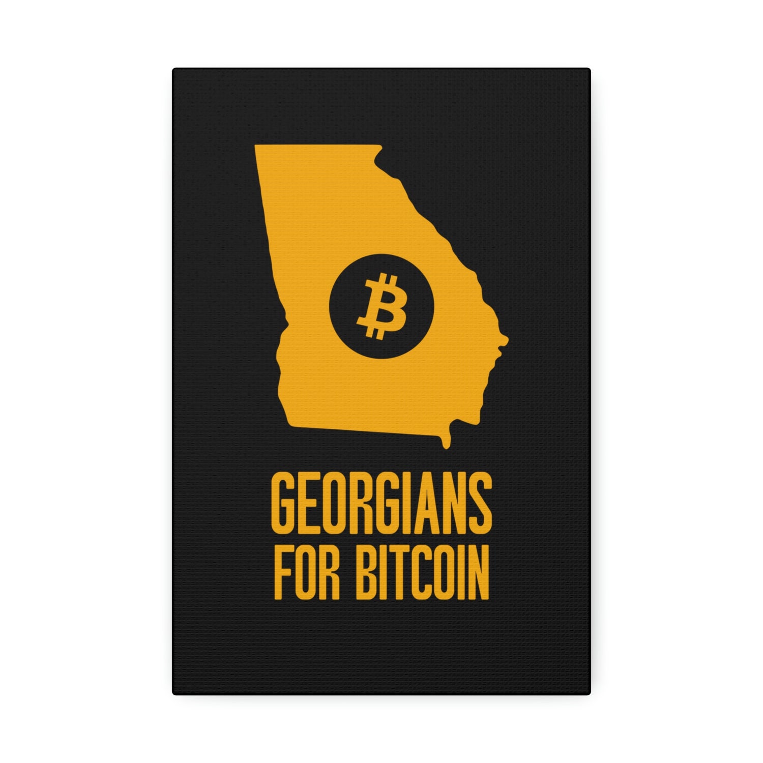 Georgians for Bitcoin | Wall Canvas