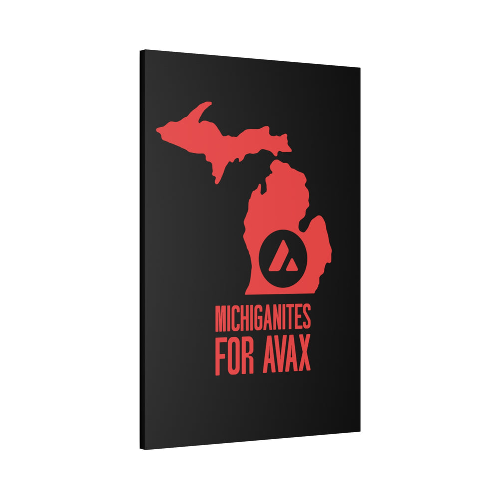 Michiganites for Avax | Wall Canvas