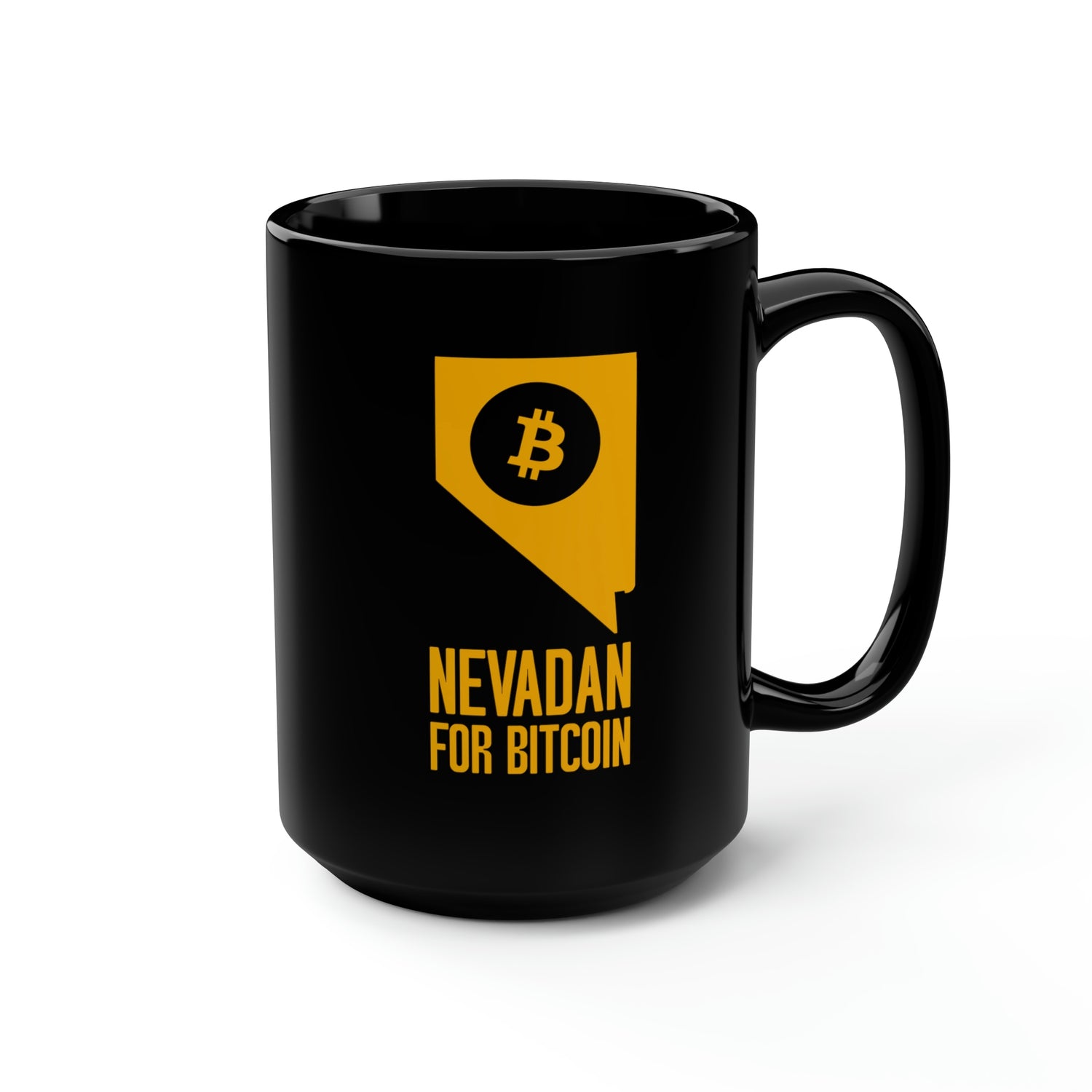 Nevadan for Bitcoin | Black Mug