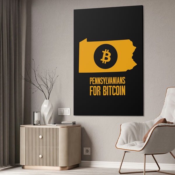 Pennsylvanians for Bitcoin | Wall Canvas