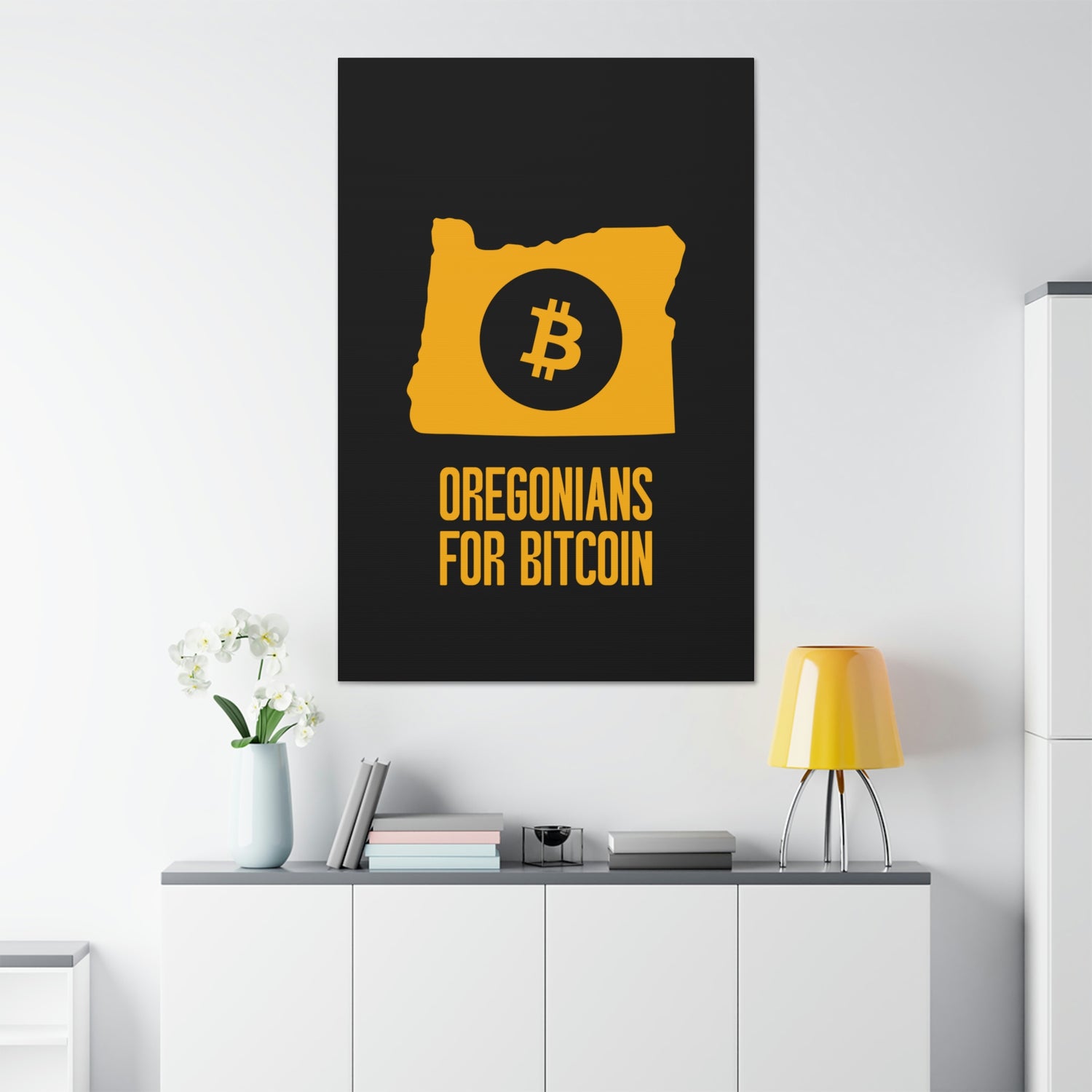 Oregonians for Bitcoin | Wall Canvas