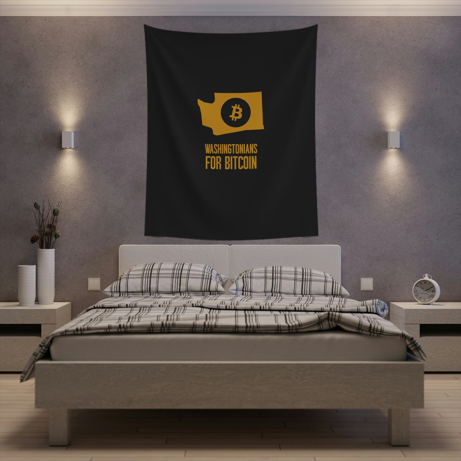 Washingtonians State for Bitcoin | Wall Tapestry