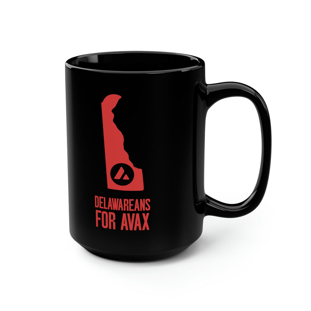 Delawareans for Avax | Black Mug