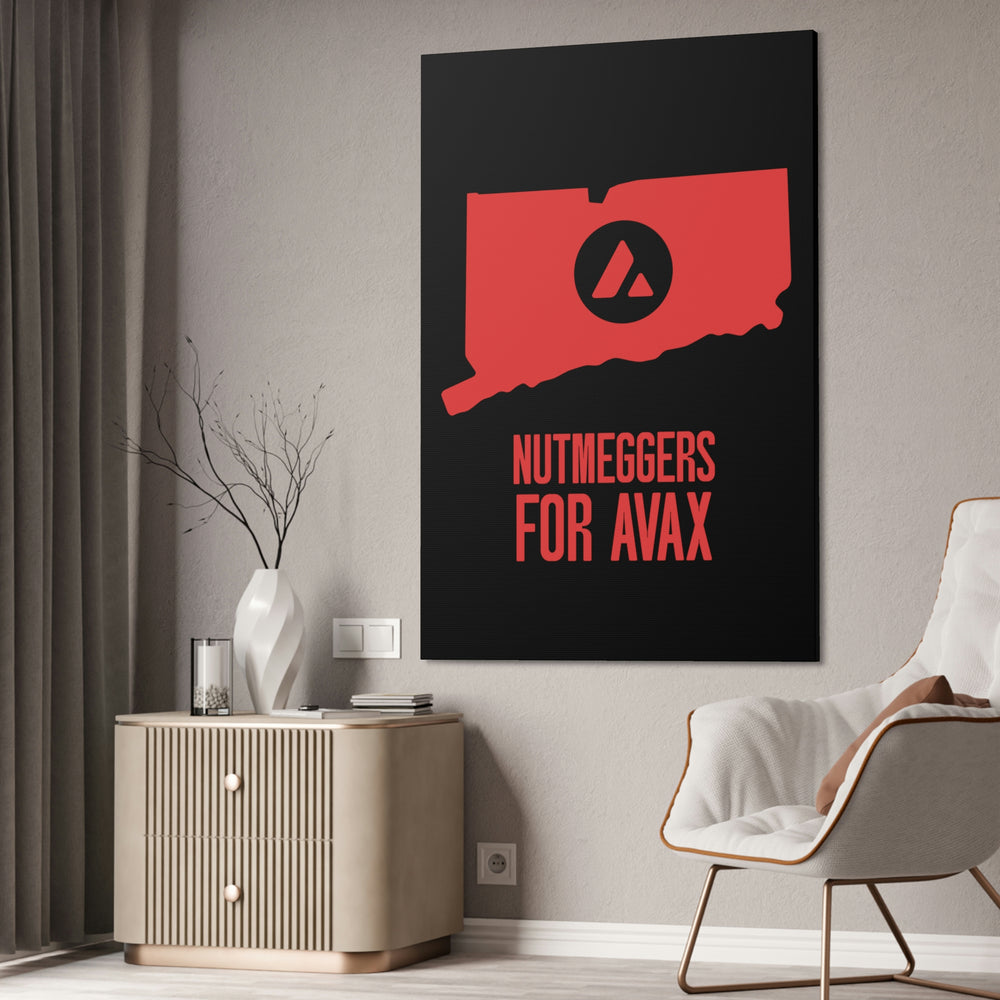 Nutmeggers for Avax | Wall Canvas