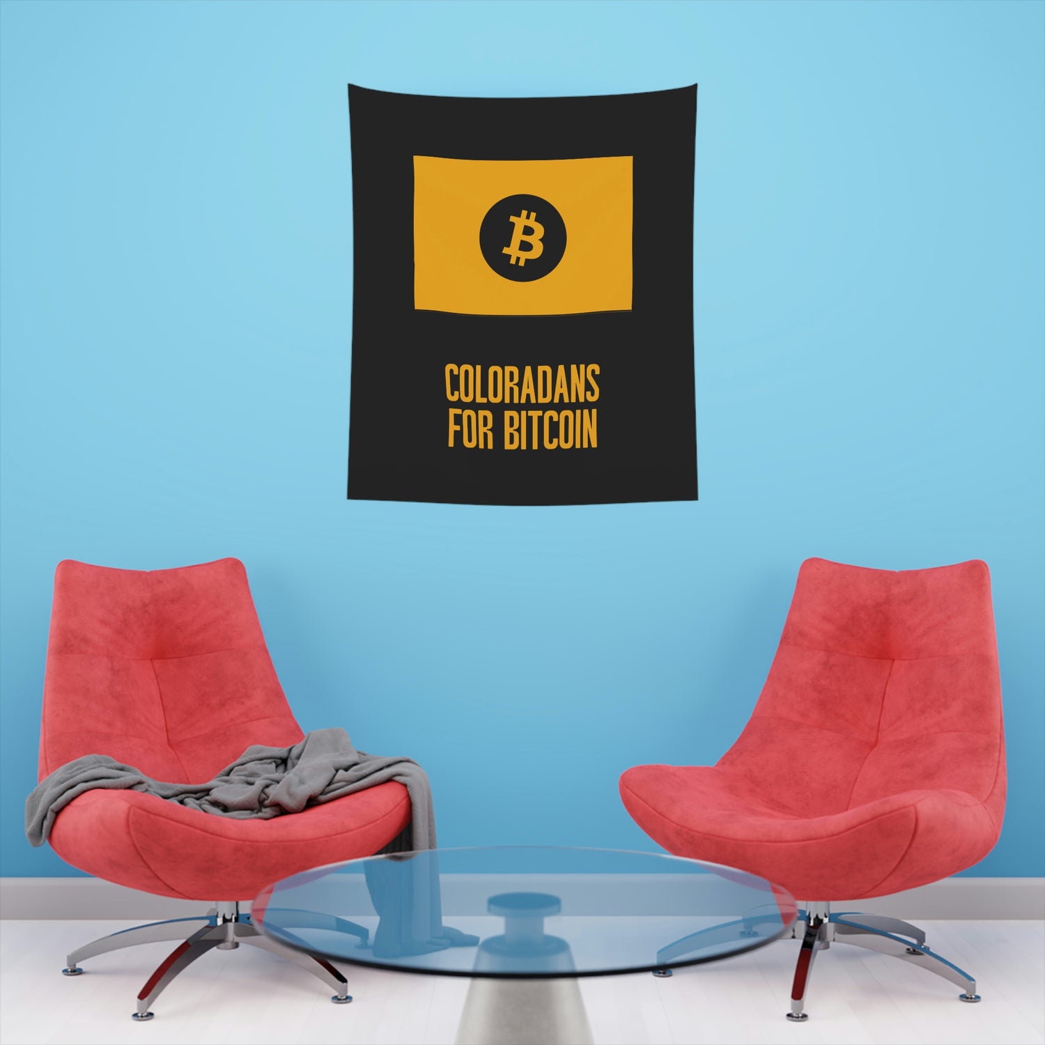 Coloradans for Bitcoin | Wall Tapestry