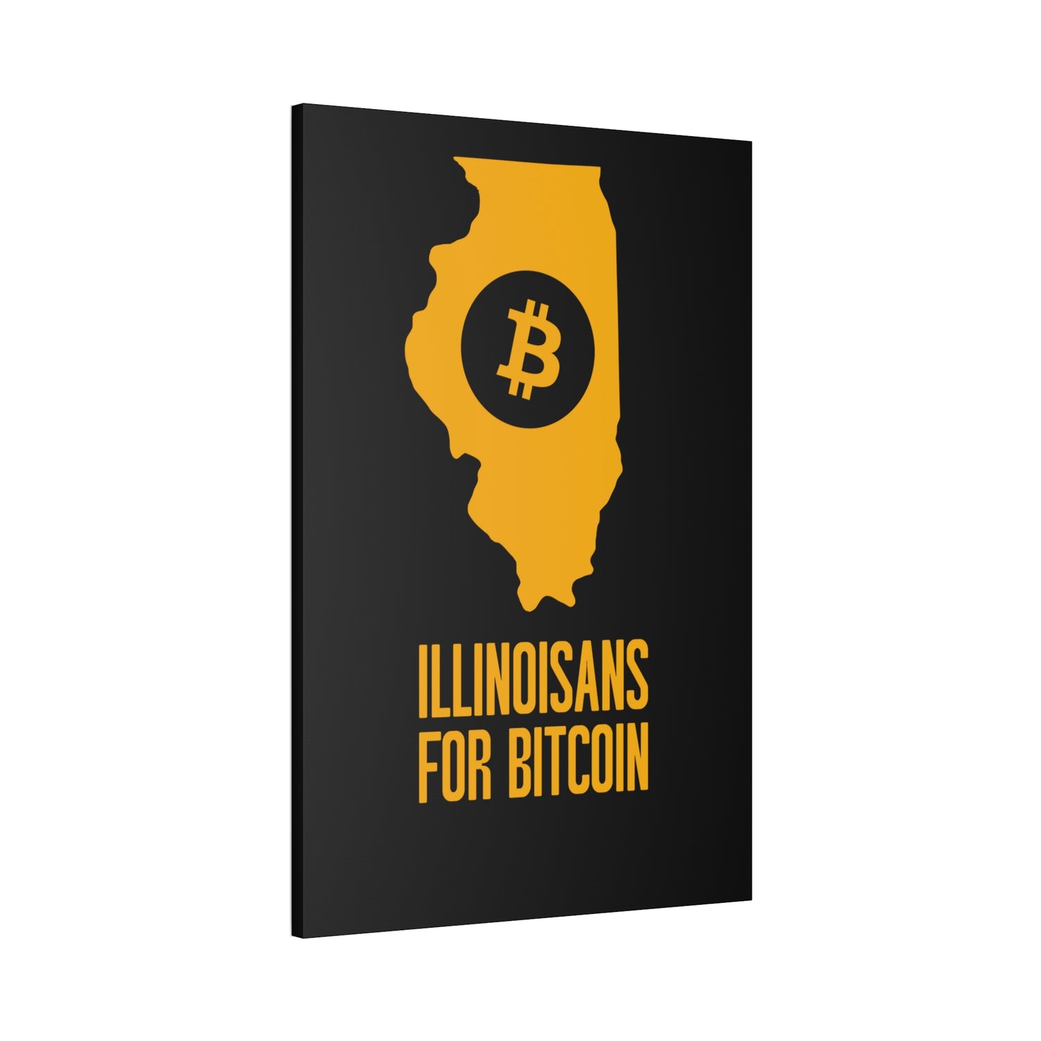 Illinoisans for Bitcoin | Wall Canvas