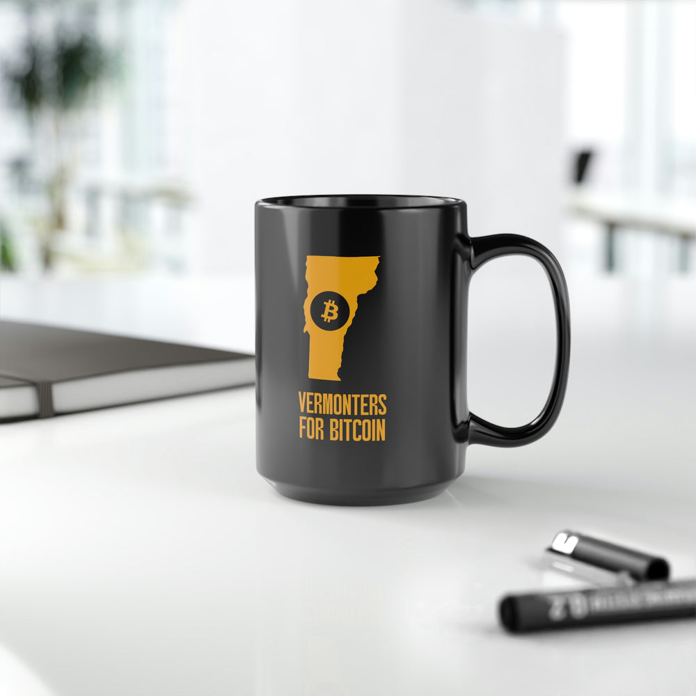 Vermonters for Bitcoin | Black Mug