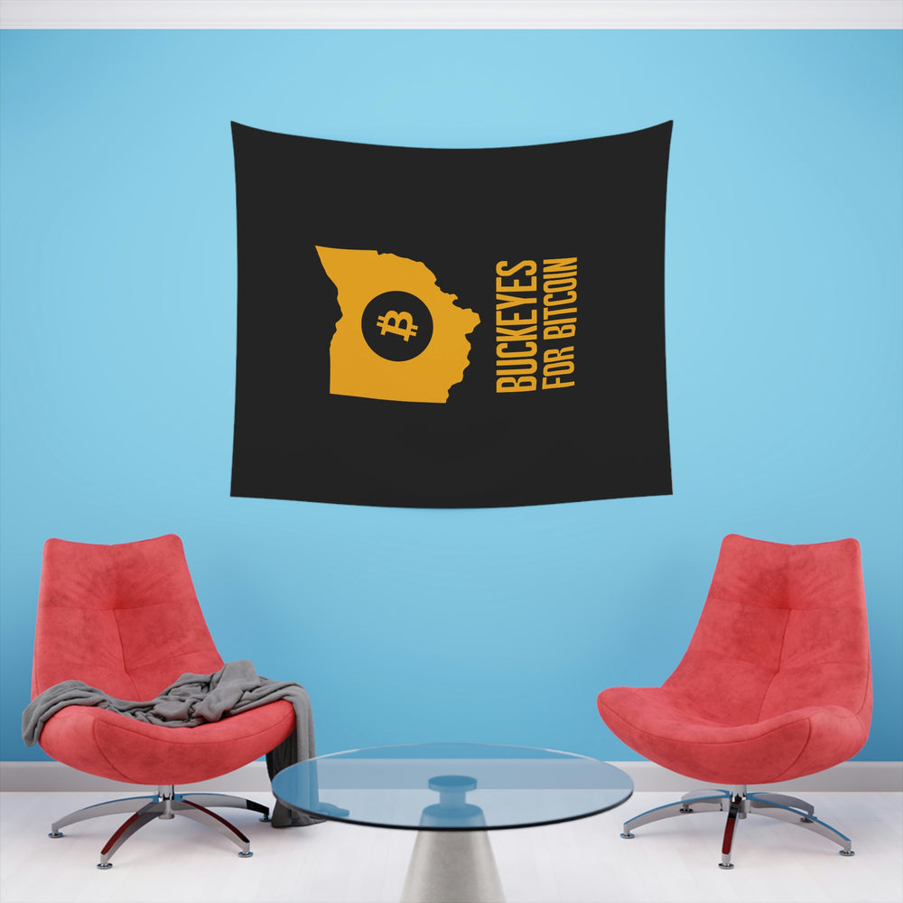 Buckeyes for Bitcoin | Wall Tapestry