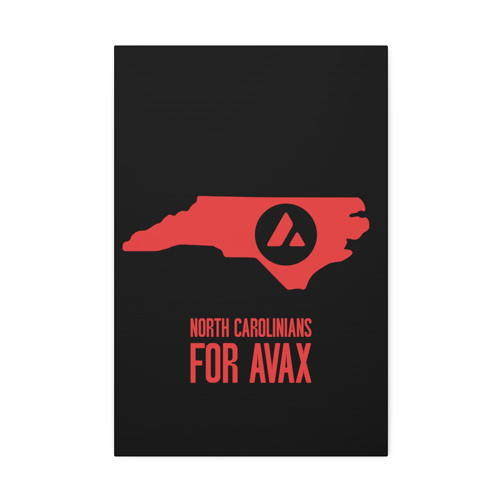 North Carolinians for Avax | Wall Canvas