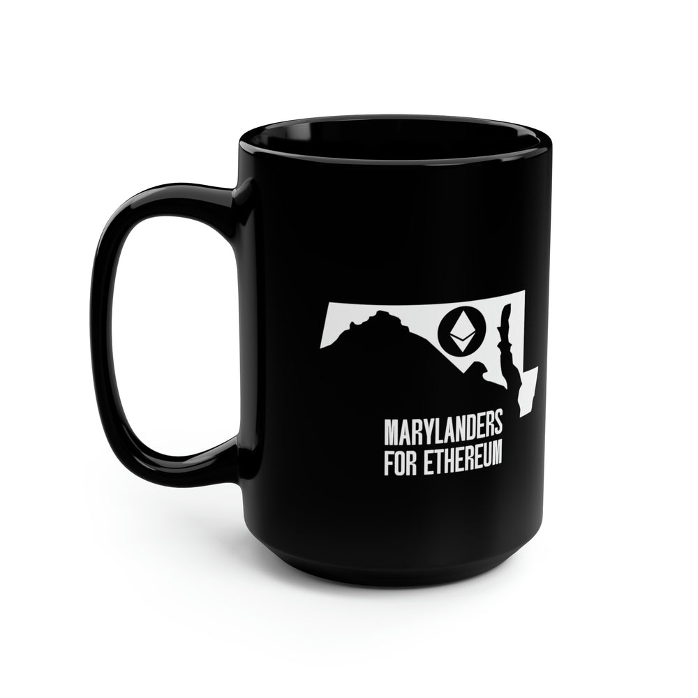 Marylanders for Ethereum | Black Mug