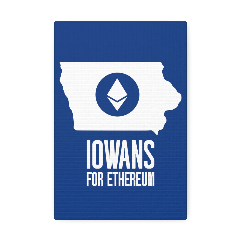 Iowans for Ethereum | Wall Canvas