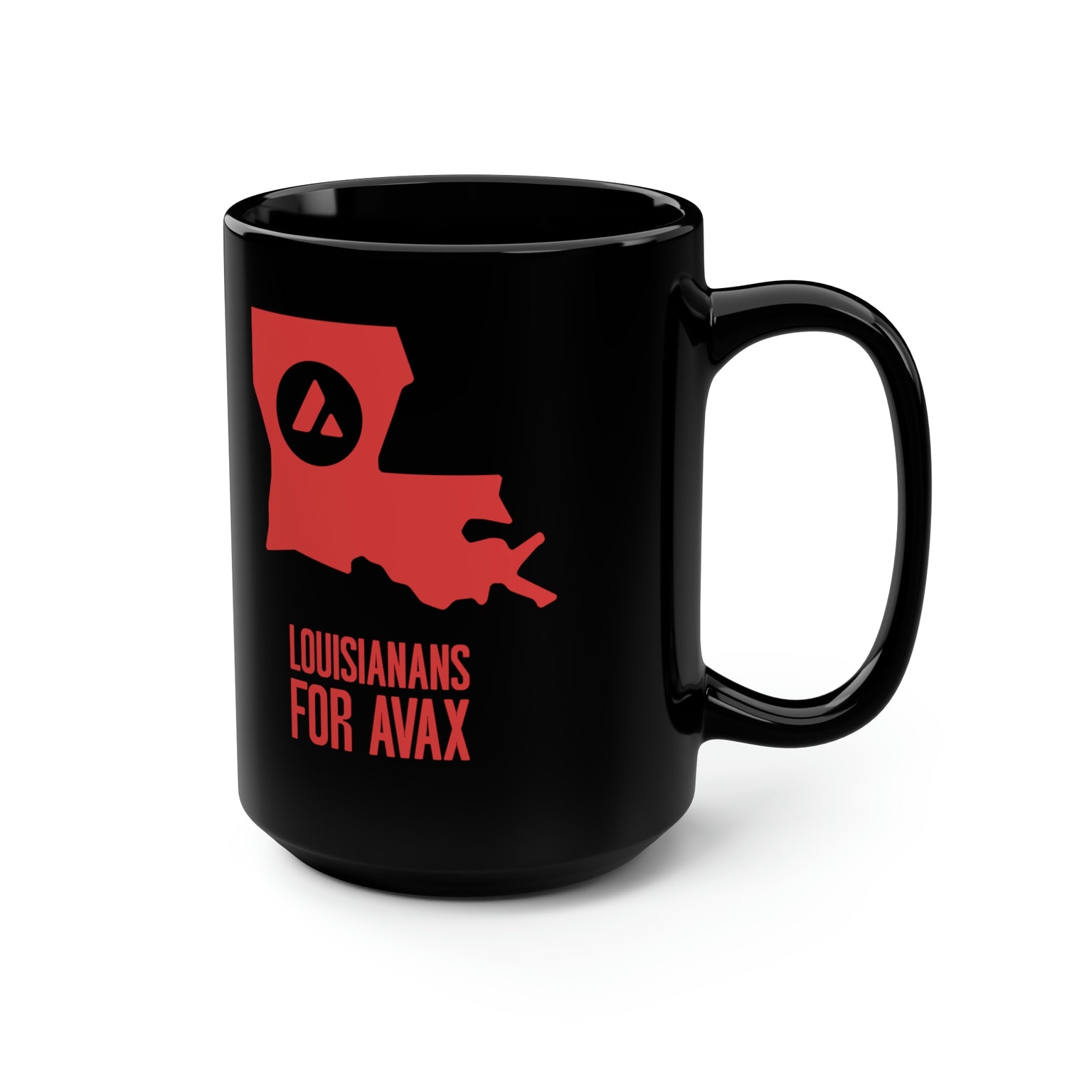 Louisianans for Avax | Black Mug