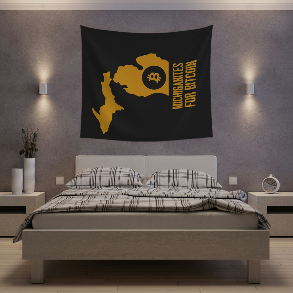 Michiganites for Bitcoin | Wall Tapestry