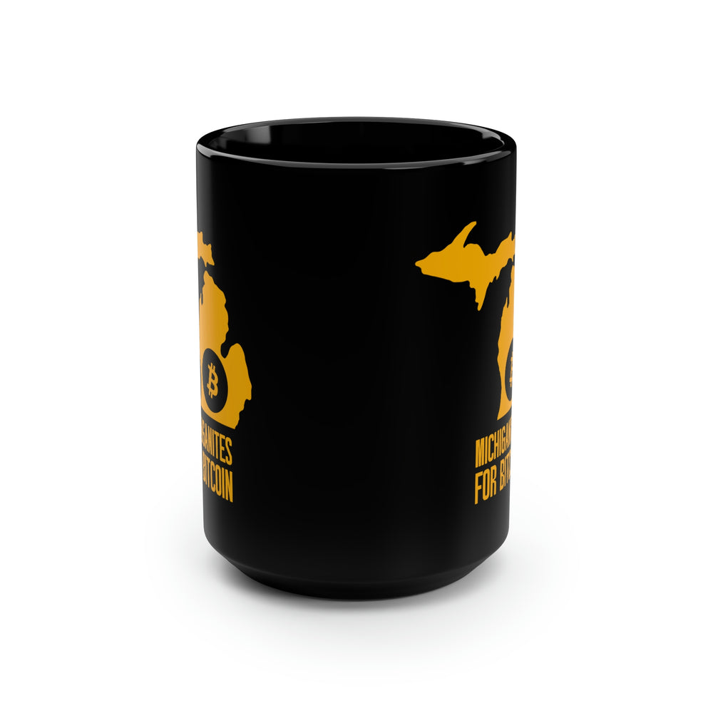 Michiganites for Bitcoin | Black Mug