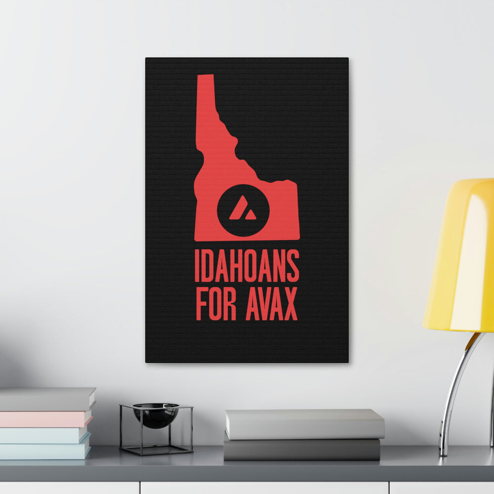 Idahoans for Avax | Wall Canvas