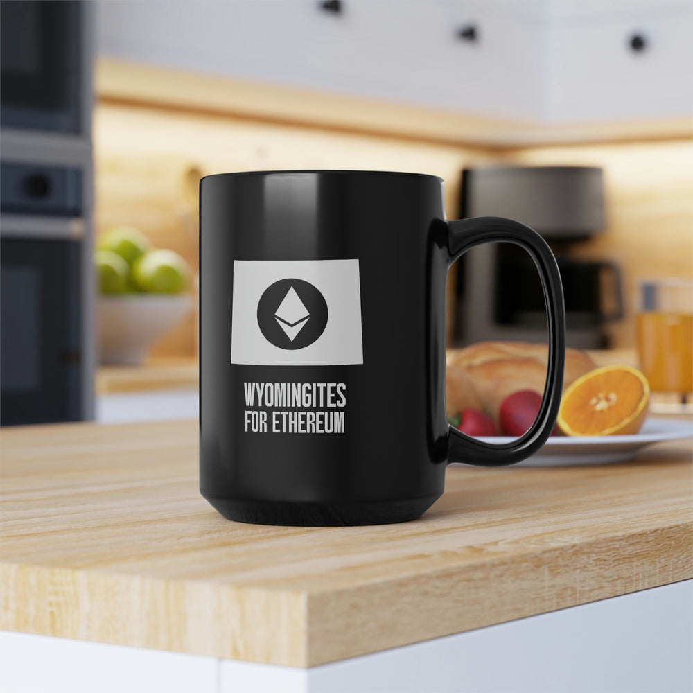 Wyomingites for Ethereum | Black Mug