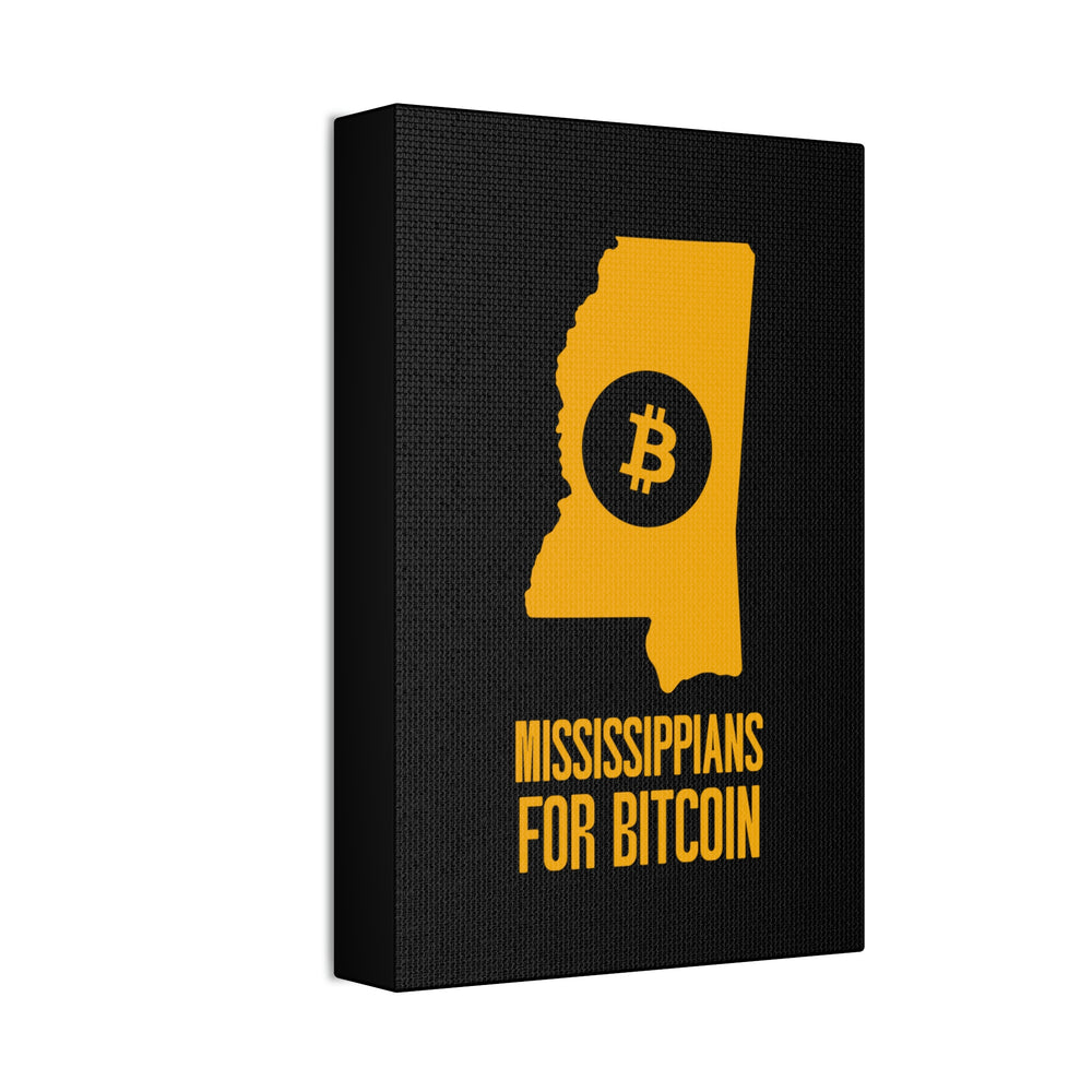 Mississippians for Bitcoin | Wall Canvas