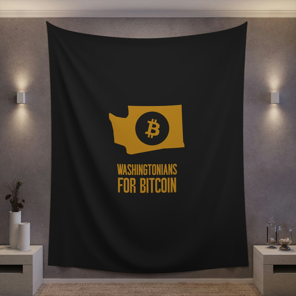 Washingtonians State for Bitcoin | Wall Tapestry