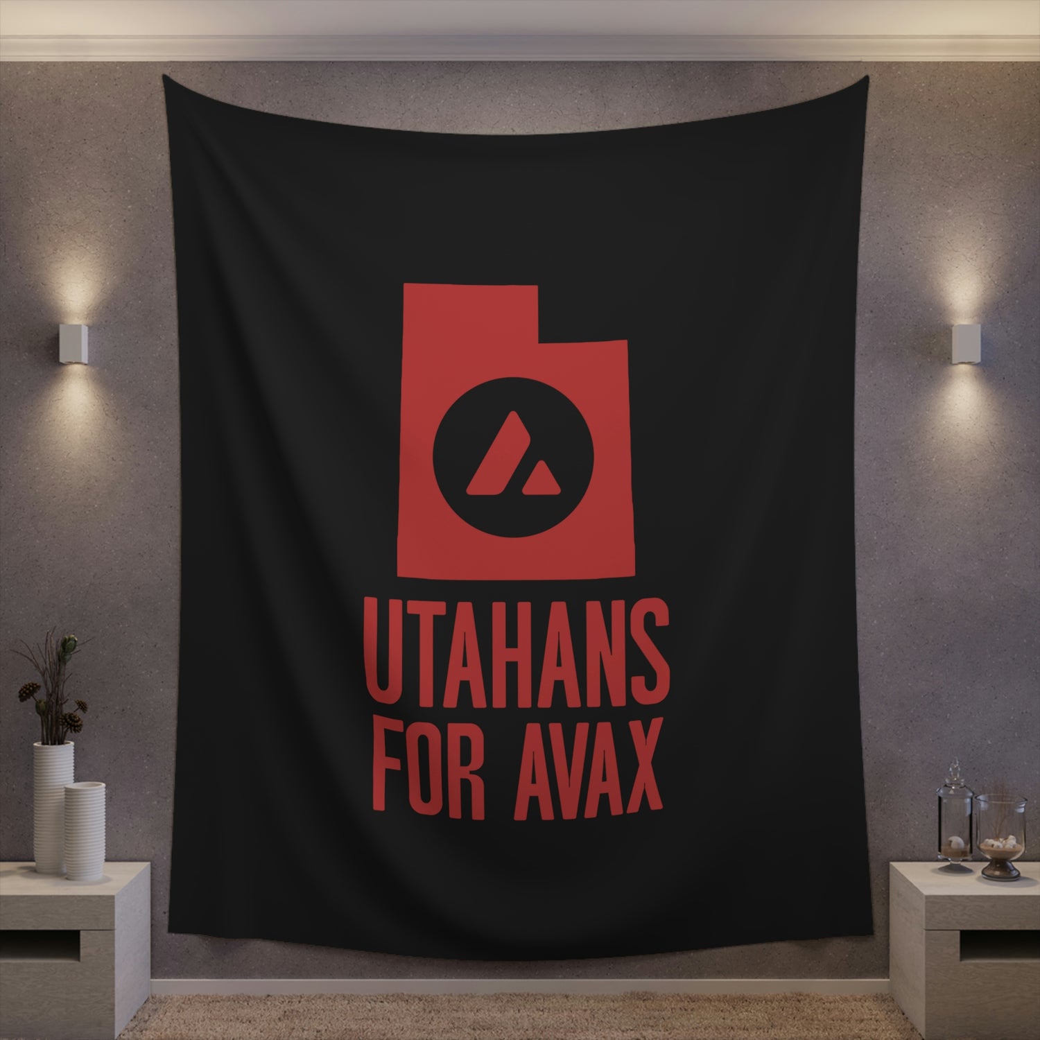 Utahans for Avax | Wall Tapestry