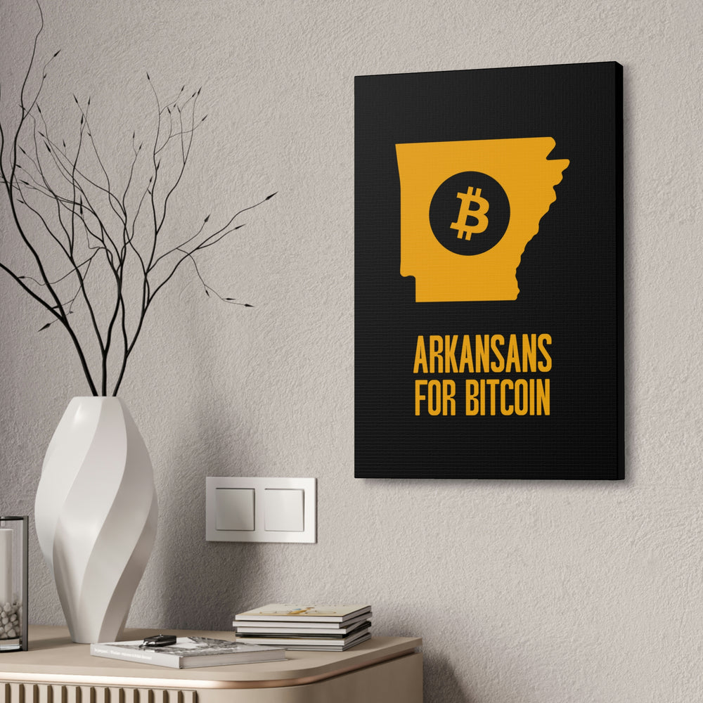 Arkansans for Bitcoin | Wall Canvas