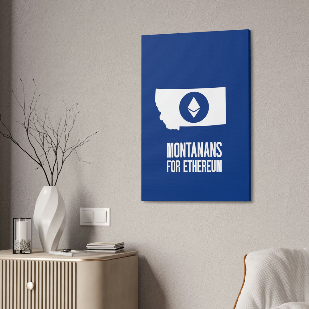 Montanans for Ethereum | Wall Canvas