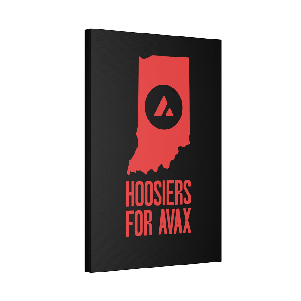 Hoosiers for Avax | Wall Canvas