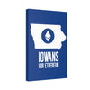 Iowans for Ethereum | Wall Canvas