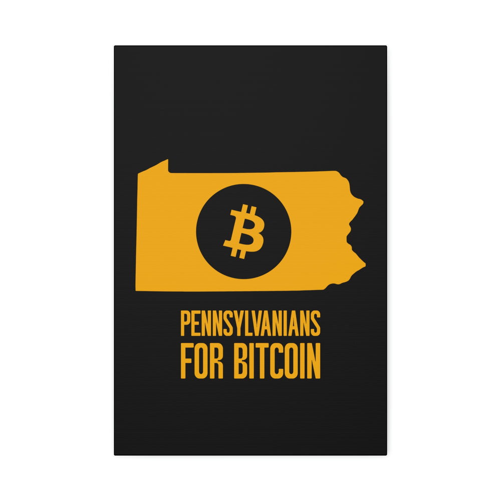 Pennsylvanians for Bitcoin | Wall Canvas