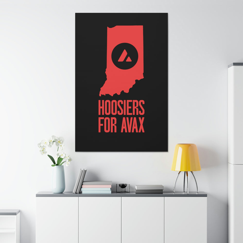 Hoosiers for Avax | Wall Canvas