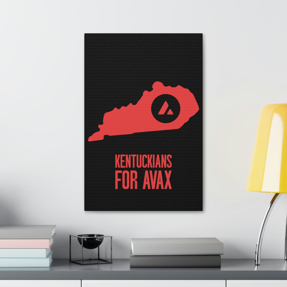 Kentuckians for Avax | Wall Canvas