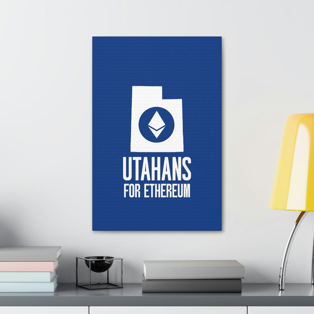 Utahans for Ethereum | Wall Canvas