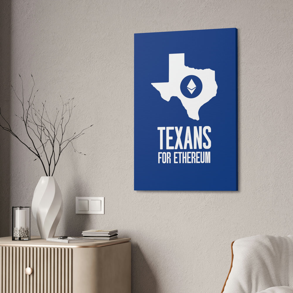 Texans for Ethereum | Wall Canvas