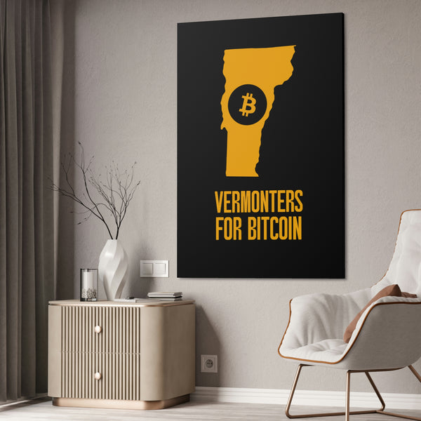 Vermonters for Bitcoin | Wall Canvas