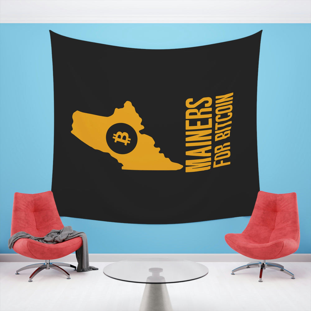 Mainers for Bitcoin | Wall Tapestry