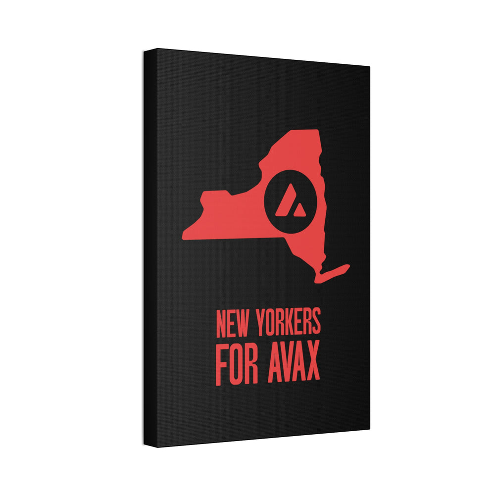 New Yorkers for Avax | Wall Canvas