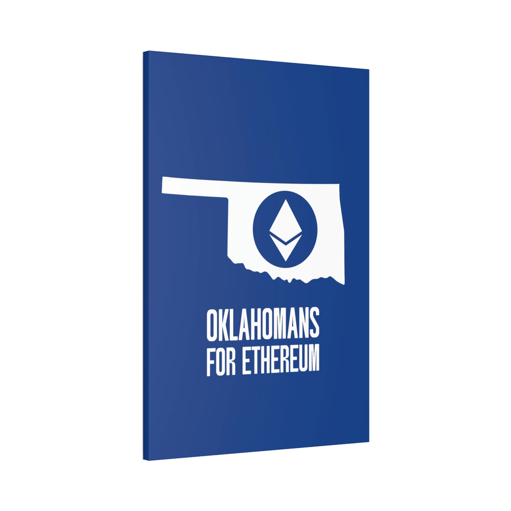 Oklahomans for Ethereum | Wall Canvas