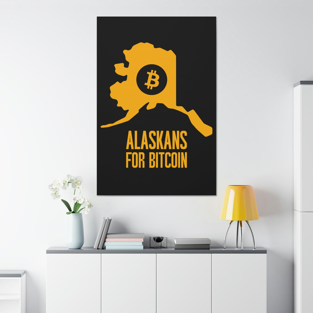 Alaskans for Bitcoin | Wall Canvas