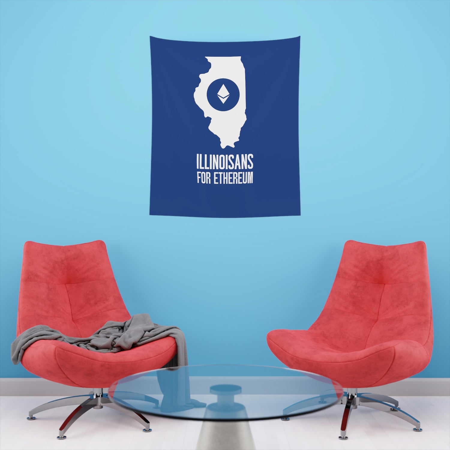 Illinoisans for Ethereum | Wall Tapestry